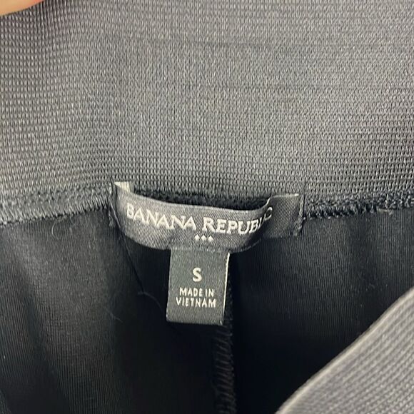 Banana Republic black pull on pleated legging - Picture 4 of 5